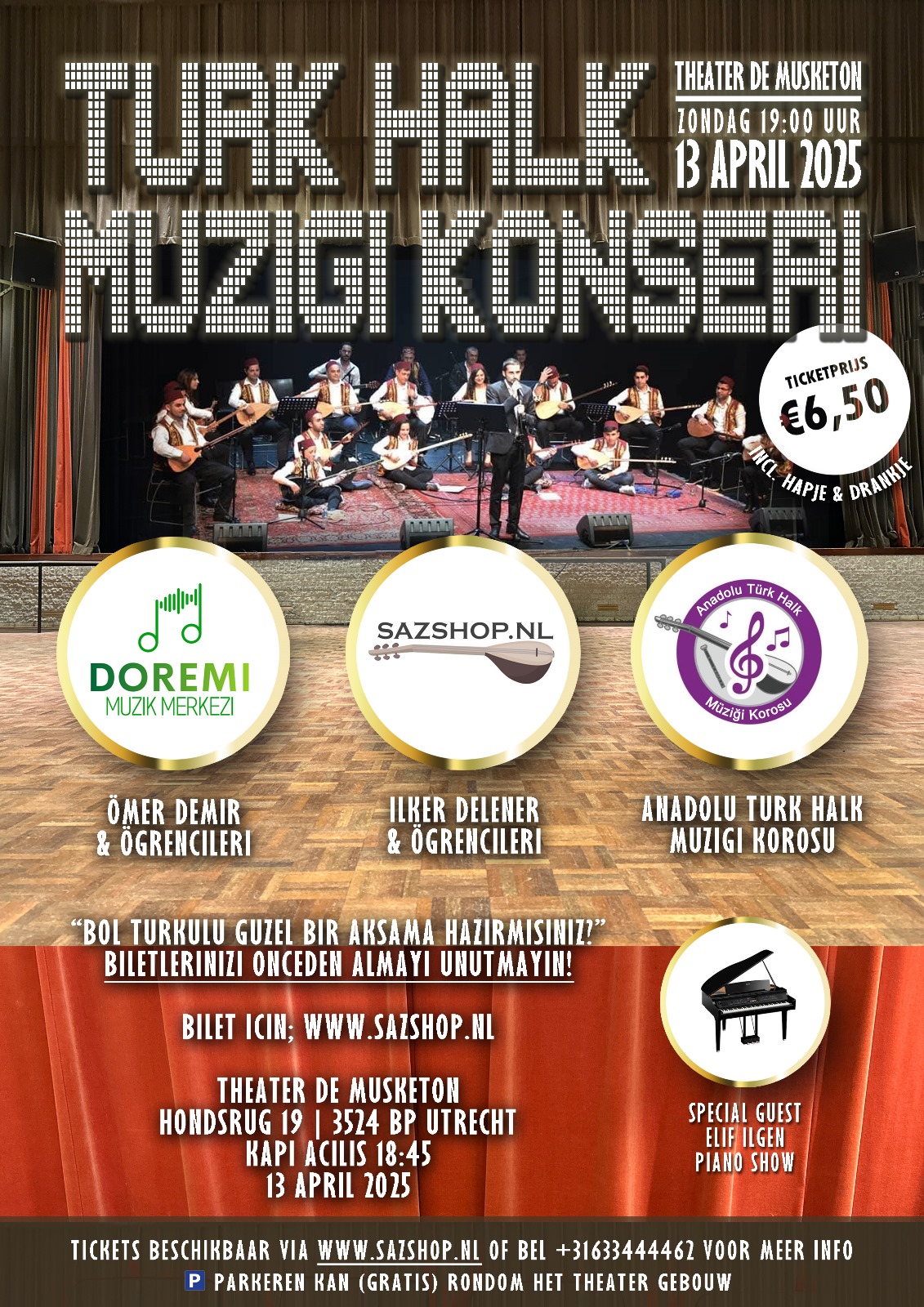 Türk Halk Müzigi Konseri Utrecht